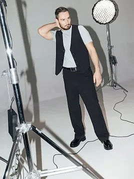 БРЮКИ МУЖСКИЕ PEPLOS TR24099-241 ЧЁРНЫЙ