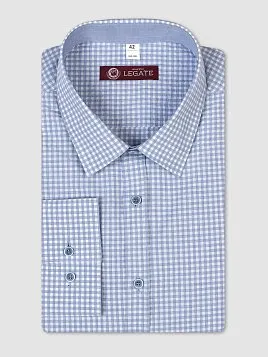 СОРОЧКА МУЖСКАЯ MAJESTIC LEGATE SH21074-SL СИНИЙ