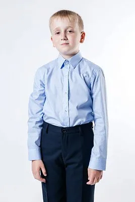 СОРОЧКА ДЛЯ МАЛЬЧИКА MAJESTIC LEGATE SH19J063-R СИНИЙ