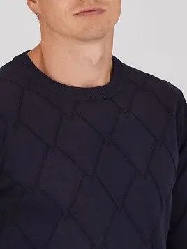 МУЖСКОЙ ДЖЕМПЕР KN26J004 ТЕМНО-СИНИЙ