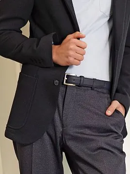 БРЮКИ ПОДРОСТКОВЫЕ PEPLOS TR23T105-200 ТЕМНО-СИНИЙ (Трикотажные)