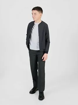 БРЮКИ ДЛЯ МАЛЬЧИКА PEPLOS TR25J004-347 ТЕМНО-СЕРЫЙ