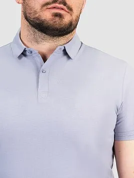 РУБАШКА-ПОЛО МУЖСКАЯ PEPLOS TSP25053-R ГОЛУБОЙ