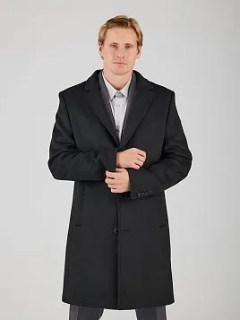 МУЖСКОЕ ПАЛЬТО OW26210-CT ЧЁРНОЕ