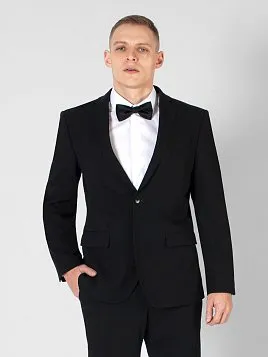 КОСТЮМ МУЖСКОЙ PEPLOS SU22030-SL ЧЁРНЫЙ