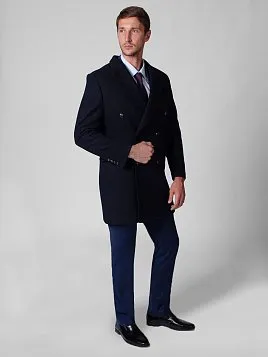 ПАЛЬТО МУЖСКОЕ PEPLOS OW2110-CT СИНИЙ