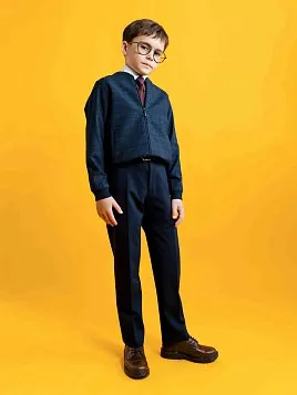 БРЮКИ ДЛЯ МАЛЬЧИКА PEPLOS TR24B010-347 ТЕМНО-СИНИЙ