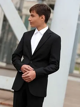 КОСТЮМ ПОДРОСТКОВЫЙ PEPLOS SU25T101-SL ЧЁРНЫЙ