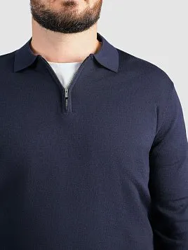 ДЖЕМПЕР МУЖСКОЙ PEPLOS KN25SH045 ТЕМНО-СИНИЙ