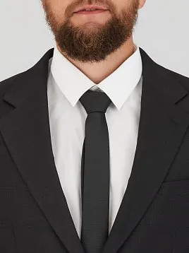 МУЖСКОЙ КОСТЮМ SU26009-R ЧЁРНЫЙ