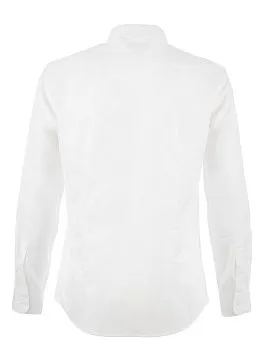 БЕЛАЯ СОРОЧКА ИЗ ХЛОПКА SH26013-SL