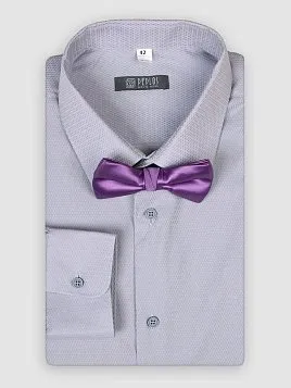 СОРОЧКА МУЖСКАЯ PEPLOS SH21094-С СЕРЫЙ