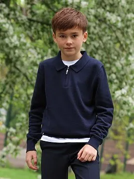 ДЖЕМПЕР ДЕТСКИЙ ПОЛО PEPLOS JKN25J009 ТЕМНО-СИНИЙ