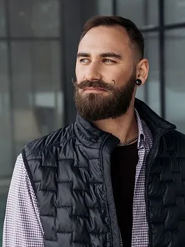 СОРОЧКА МУЖСКАЯ PEPLOS SH23094-R СЕРЫЙ