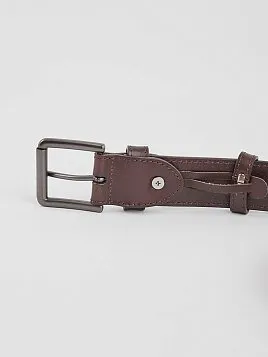 РЕМЕНЬ МУЖСКОЙ BELT-26-J52-33 КОРИЧНЕВЫЙ