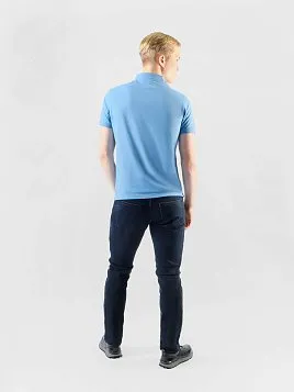 РУБАШКА-ПОЛО МУЖСКАЯ PEPLOS TSP25023-R ГОЛУБОЙ