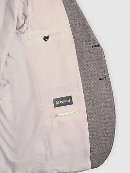 КОСТЮМ МУЖСКОЙ PEPLOS SU25154-SL БЕЖЕВЫЙ