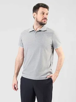 РУБАШКА-ПОЛО МУЖСКАЯ PEPLOS TSP25007-R СЕРЫЙ