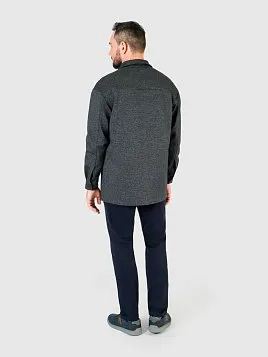 РУБАШКА МУЖСКАЯ PEPLOS JA24124-O ТЕМНО-СИНИЙ