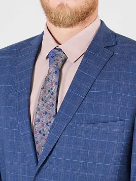 КОСТЮМ МУЖСКОЙ PEPLOS SU22044-C СИНИЙ