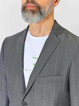 КОСТЮМ МУЖСКОЙ PEPLOS SU23101-R СВЕТЛО-СЕРЫЙ