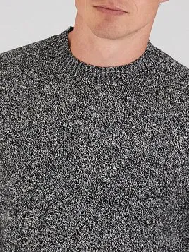 МУЖСКОЙ  ДЖЕМПЕР KN26J015 ТЕМНО-СЕРЫЙ