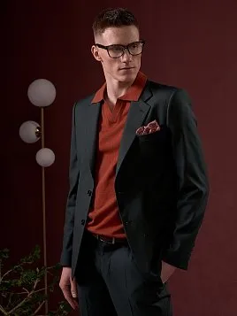 ТЁМНО-ЗЕЛЕНЫЙ КОСТЮМ PEPLOS SU26138-R