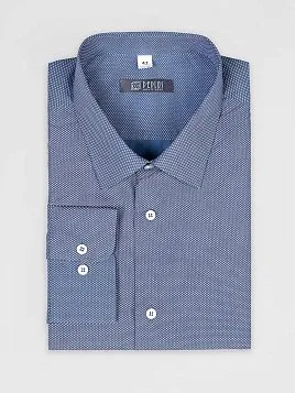 СОРОЧКА МУЖСКАЯ PEPLOS SH22136-С СИНИЙ