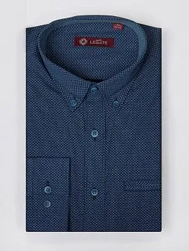 СОРОЧКА ПОДРОСТКОВАЯ MAJESTIC LEGATE SH19T136-SL ТЕМНО-СИНИЙ