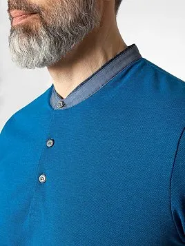 РУБАШКА-ПОЛО МУЖСКАЯ PEPLOS TS22010-P СИНИЙ