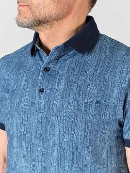 РУБАШКА-ПОЛО МУЖСКАЯ PEPLOS TS23020-Р ТЕМНО-СИНИЙ