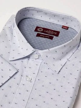 СОРОЧКА МУЖСКАЯ MAJESTIC LEGATE SH20087-SL СИНИЙ