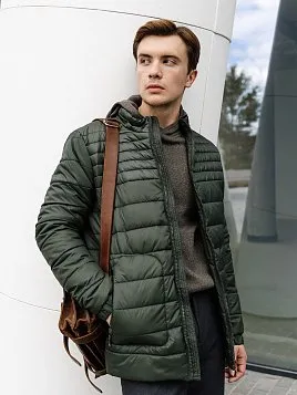 КУРТКА МУЖСКАЯ PEPLOS OW2413-JА ЗЕЛЕНЫЙ