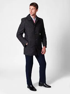 ПАЛЬТО МУЖСКОЕ PEPLOS OW2107-CT СЕРЫЙ