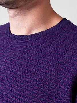 ДЖЕМПЕР МУЖСКОЙ PEPLOS KN21J010 ФИОЛЕТОВЫЙ