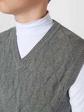 ЖИЛЕТ ДЛЯ МАЛЬЧИКА PEPLOS JKN17V007 СЕРЫЙ