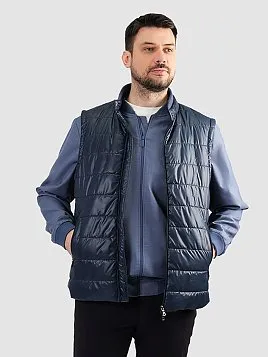ЖИЛЕТ МУЖСКОЙ PEPLOS OW2531-V ТЕМНО-СИНИЙ