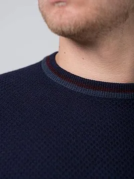ДЖЕМПЕР МУЖСКОЙ PEPLOS KN20J020 ТЕМНО-СИНИЙ