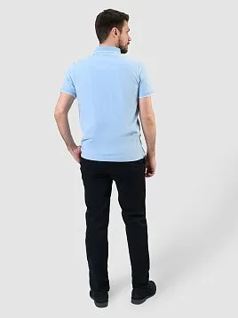 РУБАШКА-ПОЛО МУЖСКАЯ PEPLOS TSP25001-R ГОЛУБОЙ