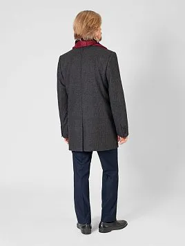 ПАЛЬТО МУЖСКОЕ PEPLOS OW2207-CT СЕРЫЙ