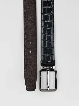 РЕМЕНЬ МУЖСКОЙ PEPLOS ДВУСТОРОННИЙ C15. BELT-22-C15-13 ЧЁРНЫЙ-КОРИЧНЕВЫЙ