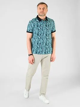 РУБАШКА-ПОЛО МУЖСКАЯ PEPLOS TS23021-P ТЕМНО-СИНИЙ