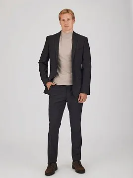 МУЖСКОЙ КОСТЮМ SU26009-SL ЧЁРНЫЙ