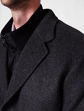 ПАЛЬТО МУЖСКОЕ PEPLOS OW2007-CT СЕРЫЙ