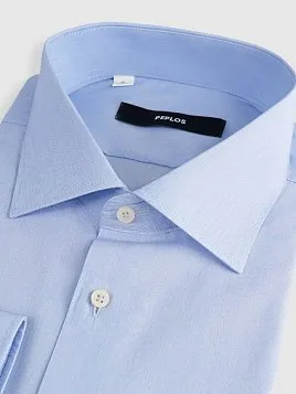 СОРОЧКА МУЖСКАЯ PEPLOS SH25094-C ГОЛУБОЙ