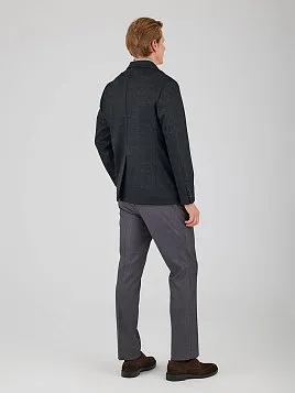 ЧЁРНЫЙ ПИДЖАК ИЗ ЭЛАСТИЧНОЙ ТКАНИ  JA26106-R