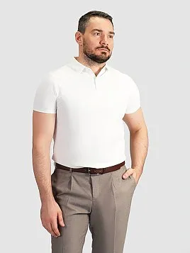 РУБАШКА-ПОЛО МУЖСКАЯ PEPLOS TSP25050-R БЕЛЫЙ