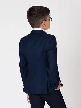 ПИДЖАК ДЛЯ МАЛЬЧИКА МЛ. ШКОЛА PEPLOS JA20B027 СИНИЙ