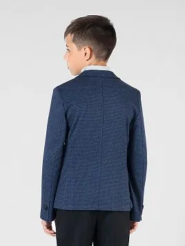 ПИДЖАК ДЛЯ МАЛЬЧИКА PEPLOS JA22J008-363 СИНИЙ (Трикотажный)