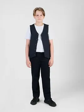 ЖИЛЕТ ДЛЯ МАЛЬЧИКА PEPLOS V25B002-332 ТЕМНО-СИНИЙ